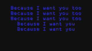 placebo-because i want you/lyrics