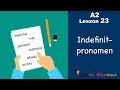 A2 - Lesson 23 | Indefinitpronomen (etwas, man...) | Indefinite Pronouns | German for beginners