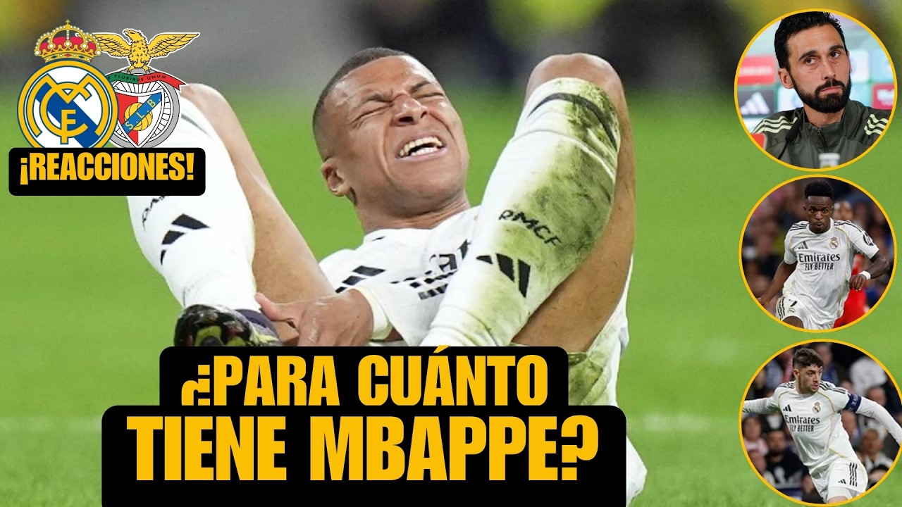 ¿ESTÁ LESIONADO DE GRAVEDAD MBAPPE?: ARBELOA NO LO TIENE CLARO