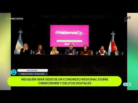 #conectadosrtn NEUQUÉN SERÁ SEDE DE UN CONGRESO REGIONAL SOBRE CIBERCRIMEN Y DELITOS DIGITALES