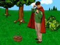 Joe Dresses Himself Up As Little Red Riding Hood