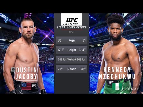 Dustin Jacoby vs Kennedy Nzechukwu full fight