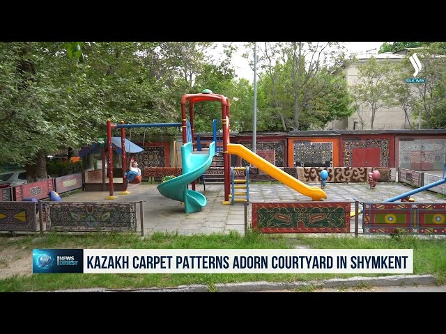 Шымкентте коллекционер турак жай короосун улуттук стилде кооздоду