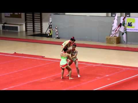 Acrobatic Gymnastics AGN 2016 district championship Jun WG Din SCP