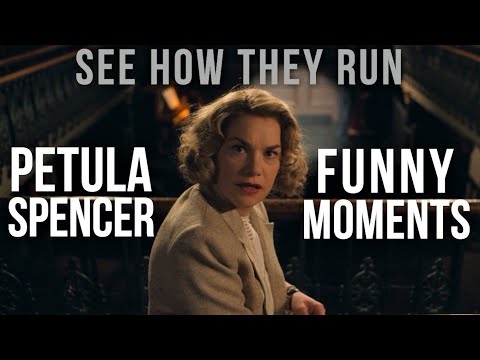 Funny Moments & Reactions with Petula Spencer | See How They Run (2022)
