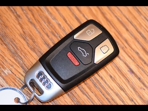 DIY - How to replace remote fob battery in Audi A4, A5, Q7 and TT