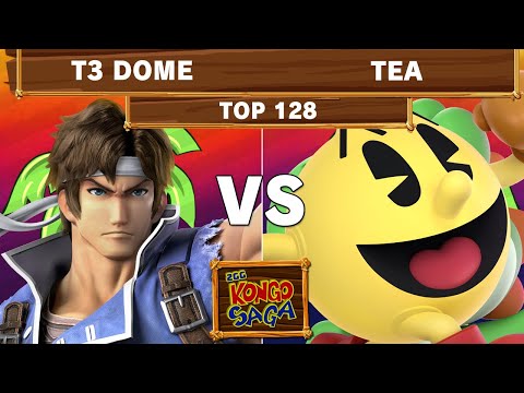 2GG Kongo Saga - CG | UCI | T3 DOME (Richter) VS Tea (Pac-Man) Top 128 - Smash Ultimate