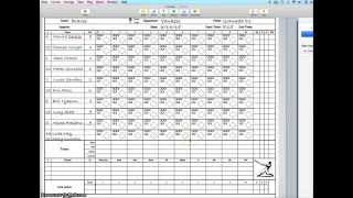 Scorekeeping Part 1 of 4: Set-Up