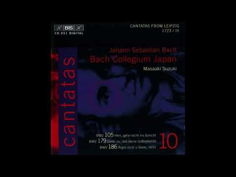 J.S. Bach - Cantatas BWV 179, 105, 186 - M. Suzuki (CD 10/55)