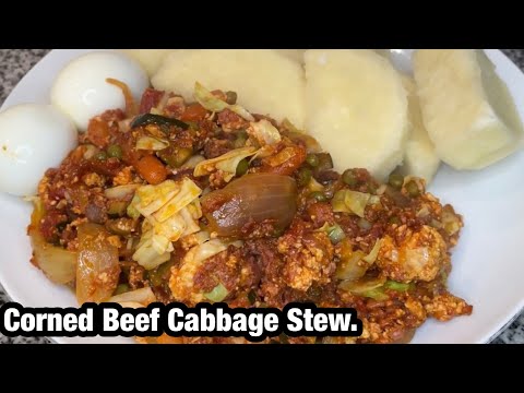 How To Make Corned Beef Cabbage Stew.