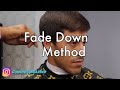 How to Fade Down (Method) Haircut Tutorial, Simple To Follow Instructions for Beginner Barber
