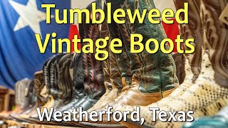 Tumbleweed Vintage Boots, Weatherford, Texas: Photographing Americana & Antiques Nikon D800 - 4k UHD