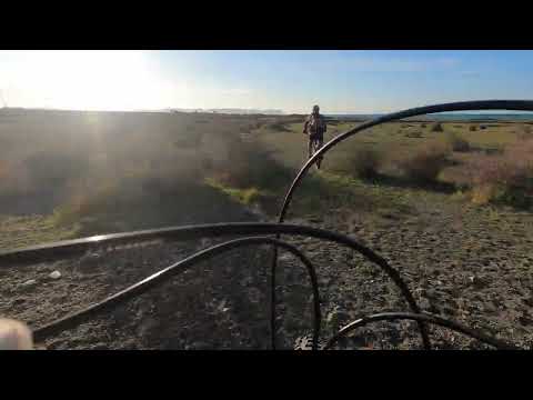 Cruzamos rambla de Tabernas de El Alquián - 23/09/2023.