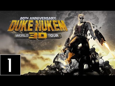 Duke Nukem 3D 20th Anniversary World Tour Level 1 Walkthrough Part 1 Gameplay LetsPlay DukeNukem 3D