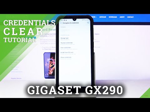 How to Clear Credentials in GIGASET GX290 – Remove all Certificates