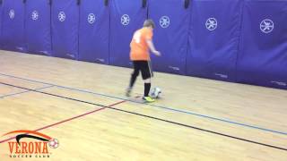 preview picture of video 'Inside / Outside cuts; Verona Area Soccer Club Player Development Program (U11-U14)'