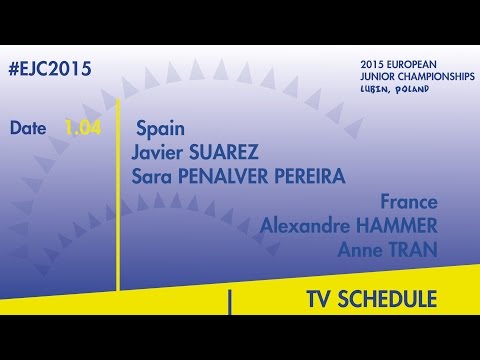 J.Suarez/S.PenalverPereira(ESP) VS. A.Hammer/A.Tran(FRA) #EJC2015 Lubin, Poland