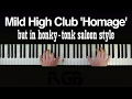 Mild High Club's 'Homage' but in a western saloon, honky-tonk piano style