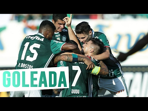 Gols - Linense 0 x 4 Palmeiras - Paulistão 2017