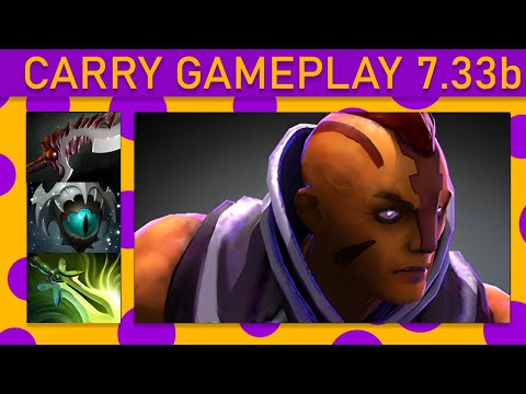 💰900+ GPM! New Patch 33 (smurf) Anti-Mage Carry Gameplay - Dota 2 Top MMR