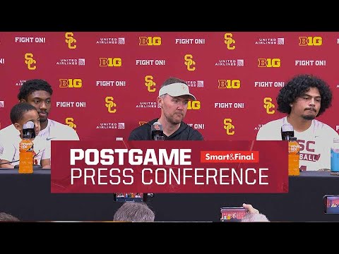 USC Football vs. Northwestern Post Game Press Conference | Trojans' Win 38-17