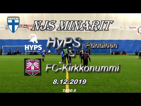 NJS Minarit P11 HyPS Punainen vs FC Kirkkonummi 8.12.2019