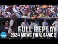 Tennessee Vs Texas A M 2024 Men S College World Series Final Game 2 FULL REPLAY