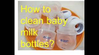 How to Clean and Sterilize Baby Bottles @ Home | Tips | Milk Bottle