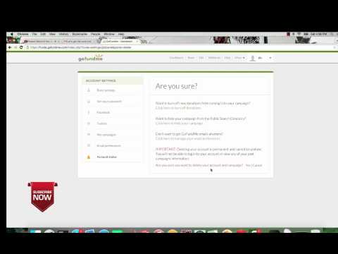 how to cancel gofundme campaign and account 2015 HD - YouTube