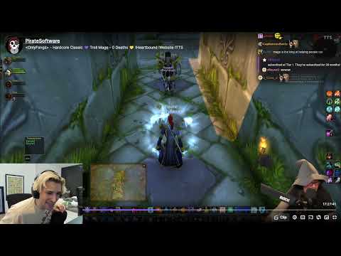 xQc Reacts to PirateSoft Hardcore WoW Drama