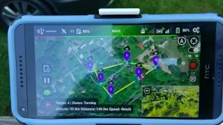 LITCHI APP FIRST WAYPOINT FLIGHT DJI PHANTOM 3 STANDARD