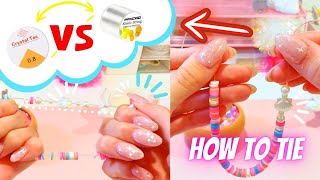 HOW TO TIE A BRACELET! Comparing Popular strings!