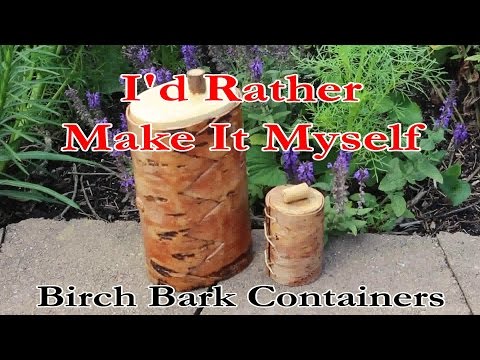 Birch Bark Containers - Ray Mears Inspired