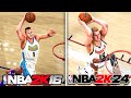 Poster Dunk With Jokic In Every NBA 2K