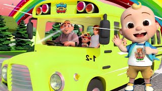 [4 MINUTE LOOP] 🎶 The Wheels on the Bus – Giggle Rhymes 🚍 Fun Versions Remixed Sounds Variations