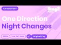 One Direction - Night Changes (Karaoke Piano)