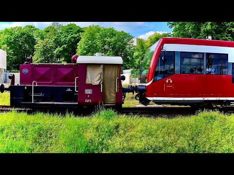 Trains at Aachen West Station,Neuss Hbf,Railway station of Düsseldorf 2025