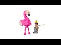 Pinata Flamingo Schwarz - Pink - Papier - 40 x 80 x 14 cm