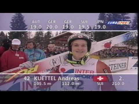 Andreas Kuettel - 112m - 4HT Oberstdorf 30.12.1995 - 13th Place