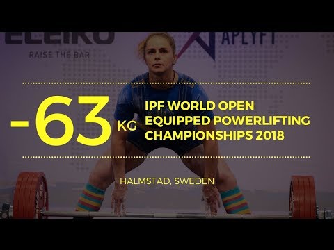 Women, 63 kg - World Open Equipped Powerlifting Championships 2018