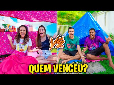 QUEM FIZER O MELHOR CAMPING COM ITENS DA MANSÃO VENCE! - PROFISSIONAL!