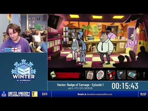 #UKSGFall18 - Hector: Badge of Carnage - Episode 1 (any%)