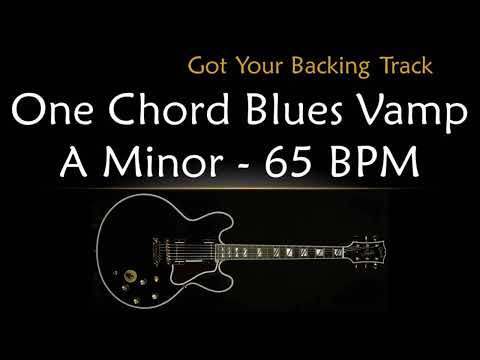 Backing Track - One Chord Blues Vamp in A Minor