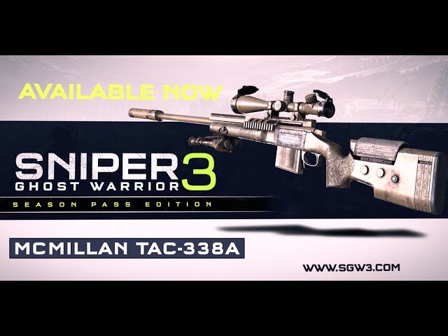 Buy Sniper Ghost Warrior 3 - Sniper Rifle McMillan TAC-338A (DLC) - Steam  Key - GLOBAL - Cheap - !