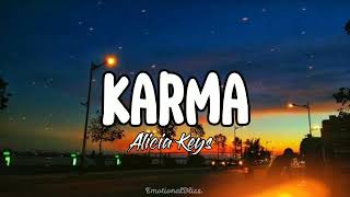 Karma || Alicia Keys (Lyrics)