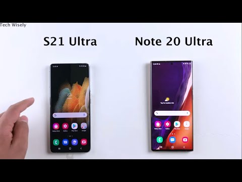 SAMSUNG S21 Ultra vs Note 20 Ultra - SPEED TEST