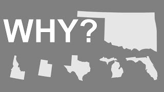 Weirdest US State Borders Explained