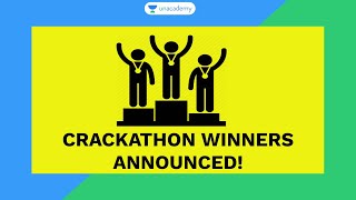 🔥Breaking News🔥 | Crackathon Results are out | Top Performers Announced | Unacademy GPSC