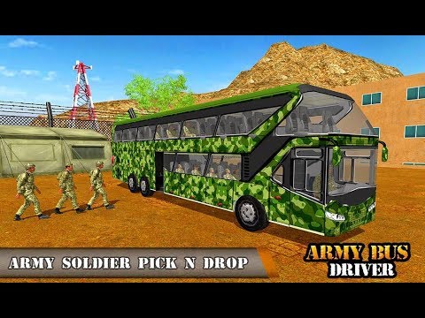 Army Bus Driving 2017 - Military Coach Transporter - Android Gameplay #1