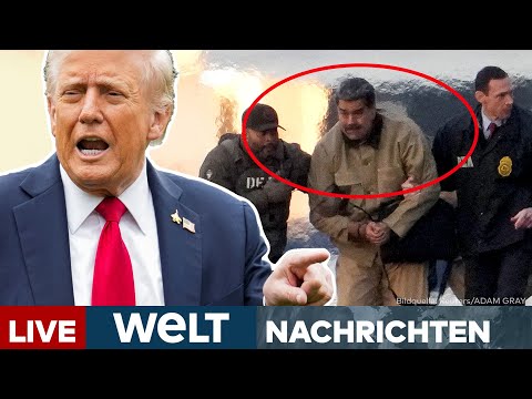Video Thumbnail: VENEZUELA: Maduro wird Richter vorgeführt! Jetzt zittern zwei weitere Staaten vor US-Schlag! | LIVE